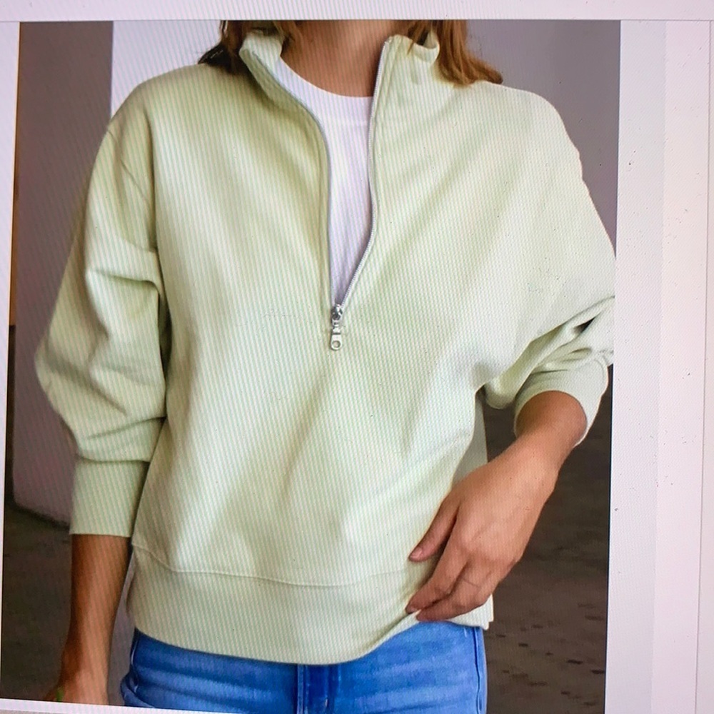 AYR Half Zip Cotton Sweatshirt M